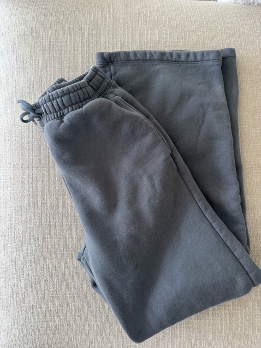 Abercrombie & Fitch Grey Wide Leg Sweatpants